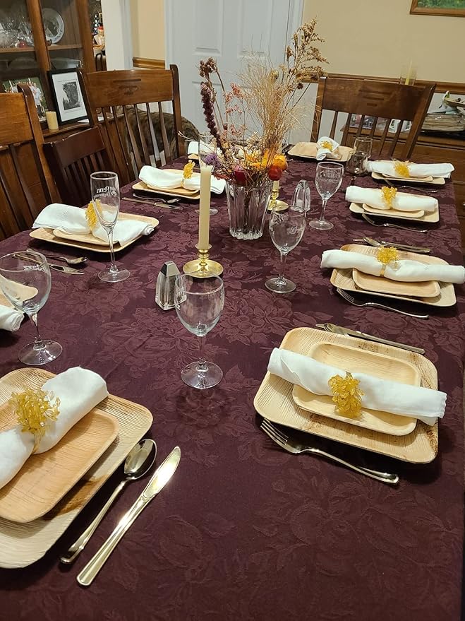 Napkin Rings Set of 12 for Dining Table Decoration Parties Everyday Metal Napkin Holder Leaf Gold (Pack of 12)