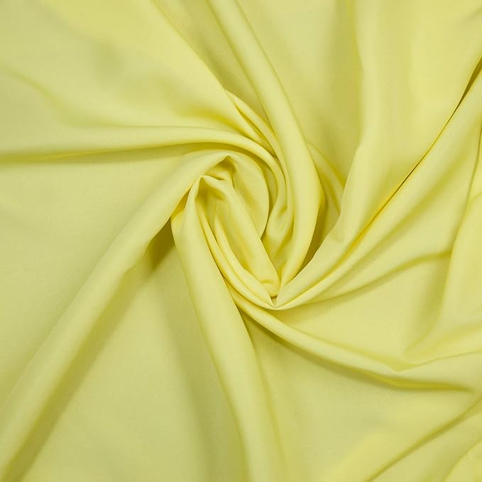 Gee Di Moda Round Tablecloth - 120 Inch Yellow Round Table Cloth for 60 to 96 Inch Round Tables - Heavy Duty Washable Fabric - for Buffet Table, Holiday Party, Dinner, Wedding & Baby Shower