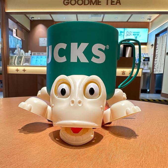 XYG® Turtle Coaster, Turtle Cup Holder with Funny Expression, 4 PC Cup Holder with Liftable Limbs & Expressive Face for Turtles, Tortoise Lover Gag Gifts Home Decor Car(4pc-LightGreen Green Blue Pink)
