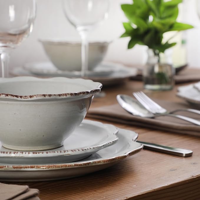 Gibson Elite Kennon Road Plates and Bowls Set, 12-Piece Dinnerware Set - Image 4