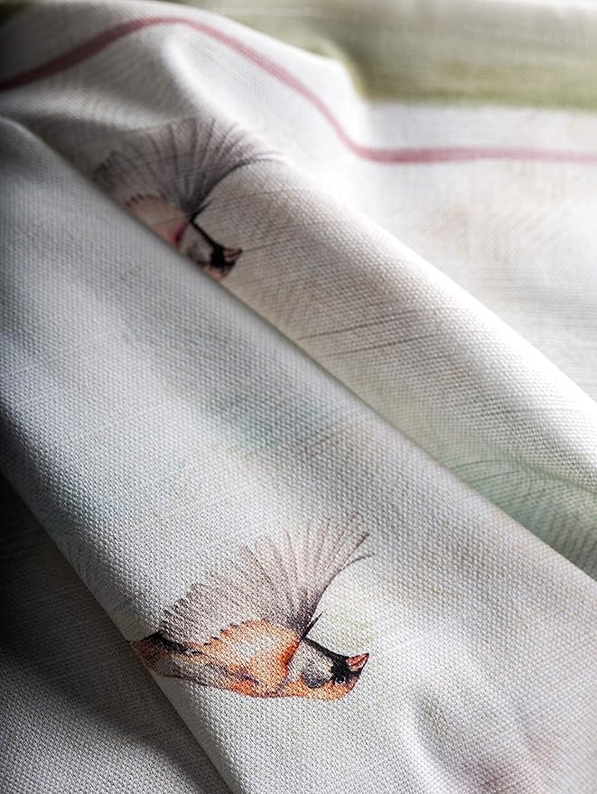 Maison d' Hermine Cloth Napkins Set of 4 100% Cotton Everyday Reusable Square Napkins Cloth Washable Dinner Party Wedding Restaurant Valentines Day Decorations Spring/Summer (Flying Birds, 20" x 20")