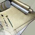 Semi-Gloss Placemats and Coasters Sets, Imitation Leather Effect Placemats Set by Unknown