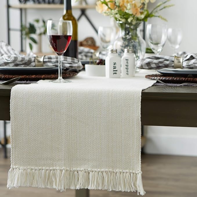 DII Variegated Tabletop Collection, Table Runner3x108 - Image 3