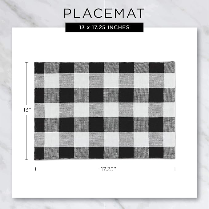 DII PVC Tabletop Collection Woven Indoor/Outdoor, Placemat Set, 6 Piece - Image 7