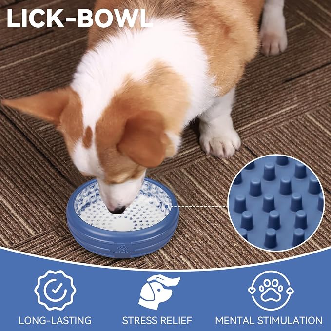 Dog Lick Bowl, Animire Freeze Lick Mat - Image 7