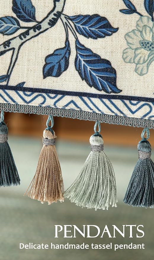 bilin gaier Designer French Linen Small Table Runner, Floral Pattern, Dining - Image 5