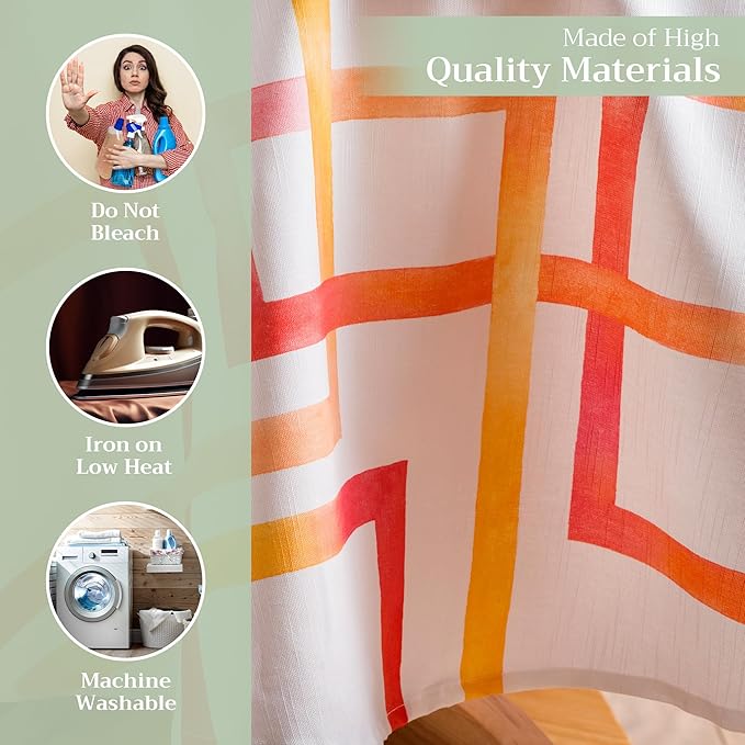 Maison d' Hermine Table Cloth Round Table 100% Cotton 69 Round Inches Tablecloth Reusable Decorative for Dining Room Farmhouse Home Valentines Day Decorations Spring Summer - Summer Maze