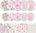 NatNarr 50 Set Pink Floral Plates and Napkins Fancy Tea Party Decor | 9" Floral by NatNarr
