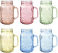 SUT 16 oz Colored Glass Mason Jar Mugs by SeeYouTomorrow