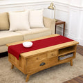 Solino Home 100% Pure Linen Table Runner Red, Classic Hemstitch 14 x 60 in | by SolinoHome