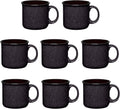 Set of 8 Ceramic Campfire Mugs – 15 Oz, Camping – Customizable by GiftsbyDesign