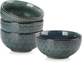 MALACASA Cereal Bowls, 30 Ounce Ceramic Green Soup Bowl by MALACASA