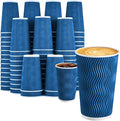 Lamosi 500 Count 16 oz Insulated Coffee Cups, Disposable Paper Cup No Lids | by BuyNow