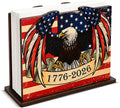 Eagle Independence Day Decor Wood Napkin Holder by Unknown