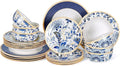 24-Piece Bone China Dinnerware Set in Gift Box, Service by STP-Goods
