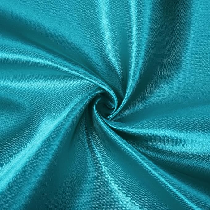 Teal Blue Satin Table Runner, 12x108 Inches, 4 Pack | Premium Satin, Smooth - Image 7