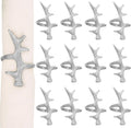 Set of 12 Antler Napkin Rings for Dining Table Décor by ALPHALivingHOME