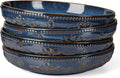 Pasta Bowls, 50oz Large Salad Serving Bowls, 9.75'' Plates Bowl Set of 4 by Artena