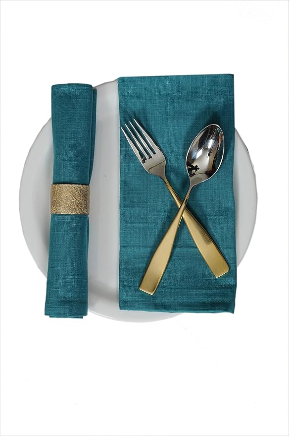 Urban Villa Cloth Napkins Set of 12 20x20 Inches 100% Cotton Napkins Cloth Washable Soft Durable Reusable Absorbent Table Dinner Napkins Cloth for Hotel Lunch Restaurant Weddings Parties-Multi Color