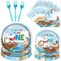 Rakuto Ofishally One Birthday Party Decorations, Serve 24 by Rakuto