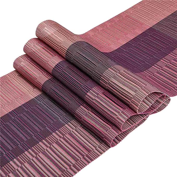 GIVERARE Table Runner, 12x72 in Heat-Resistant Woven Vinyl Long Tabletop - Image 6
