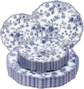 20PCS Blue and White Plates by WDF