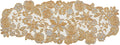 Beaded Table Runner Decore 36 inches Long Christmas Snowflake Coastal Shell by byHomeDecorativeProduct