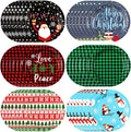 Gerrii 60 Pcs Christmas Party Plates 7 Inch Xmas Holiday Disposable Paper by Gerrii
