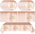 41Pcs Rose Gold Retirement Party Decorations Happy Retired Party Supplies by Mainivo