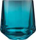 Drinique Unbreakable Stemless Wine Glasses – Set of 4 | 12oz Tritan Plastic | Made with 50% Recycled Content | Reusable, Dishwasher Safe, BPA-Free, Shatterproof | Indoor, Outdoor, Everyday Use - Teal