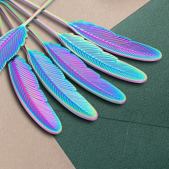 Creative spoons in multiple colors. They can be used to stir flower tea - Image 3