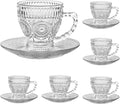 cosnou Vintage Glass Tea Cups by cosnou