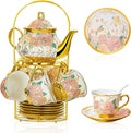 20 Pieces European Ceramic Tea Set by TATSUMI