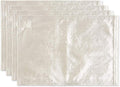 DII Velvet Collection Tabletop, Placemat Set, Cream 4 Piece by DII