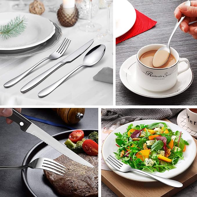LIANYU 72-Piece Silverware Set - Image 3