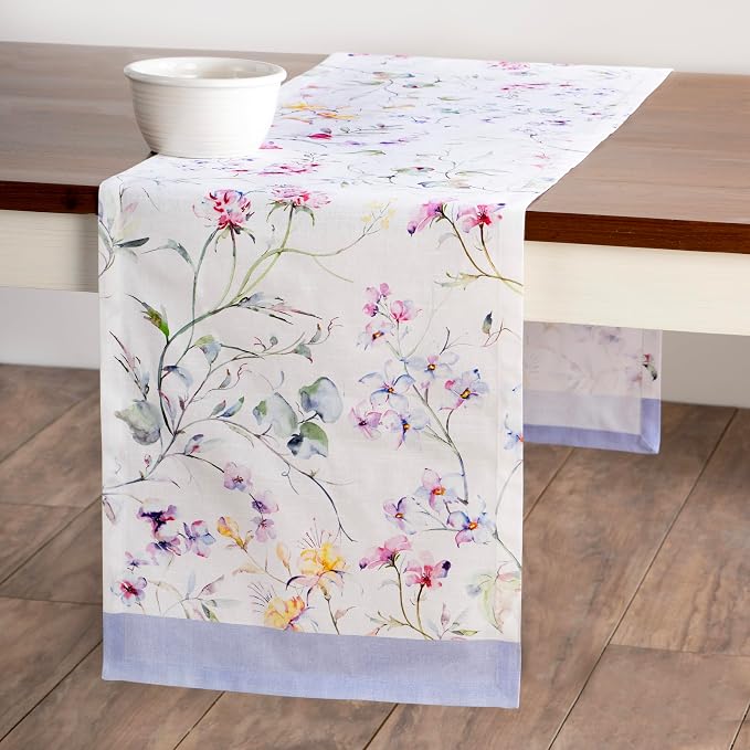 Maison d' Hermine Table Runner 100% Cotton 14.50" x 72" | Table Runners 72 - Image 9