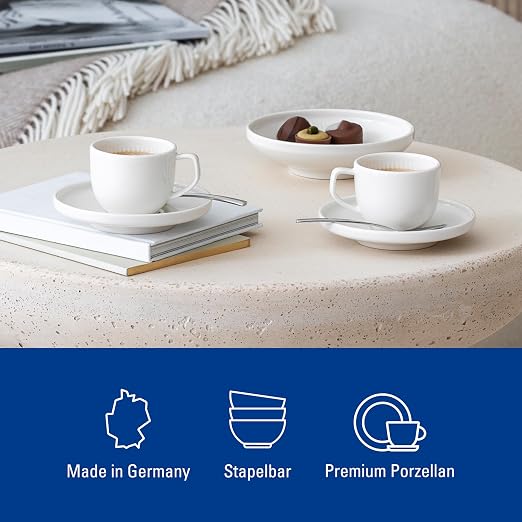 Villeroy & Boch Afina Petite Espresso Cup, Premium Porcelain, Made in Germany - Image 3