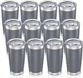 20 oz Tumbler with Lid Stainless Steel Insulated Tumblers Bulk Cups Mug | by Orebigo