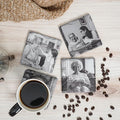 Blue Ridge Mountain Gifts - Custom Memorial Coasters, Sympathy Gift for Loss of Loved One, Bereavement Photo Gift, in Memory of Mom or Dad, Personalized Slate Coaster, Loving Keepsake