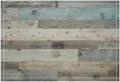 Rustic Plank Placemat Set, Vintage Old Shabby Colorful Beige Brown Blue Farmhouse Barn Wooden Board Pattern Home Decor Linen Table Mats for Dining Room Kitchen Party (17x12in) x6P