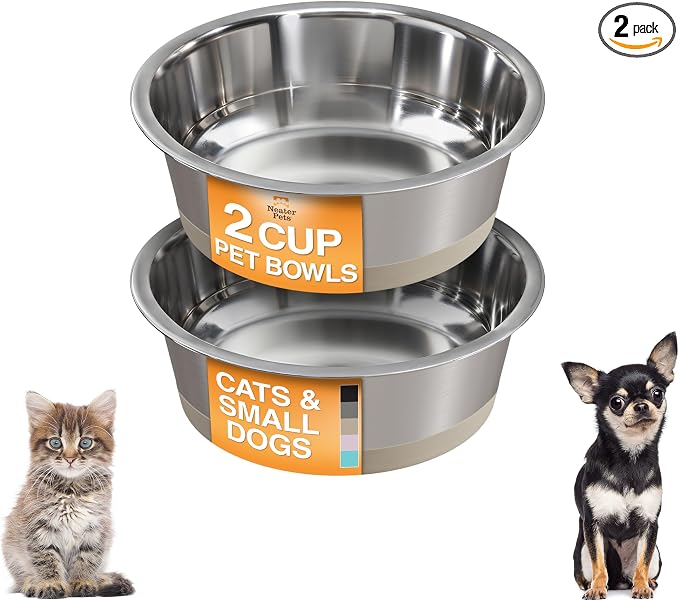 Neater Pet Brands Stainless Steel Dog Bowls by NeaterPetBrands