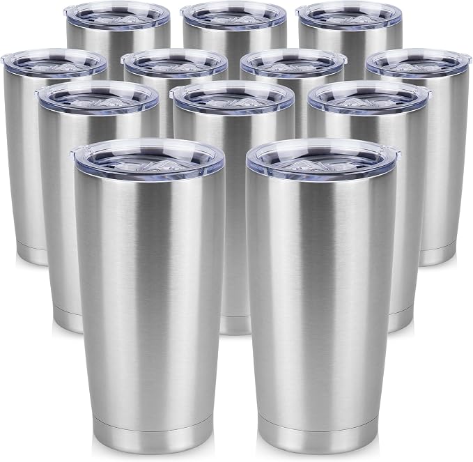20 oz Tumbler Stainless Steel Tumblers Bulk by VQRRCKI