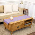 Solino Home Cotton Linen Dining Table Runner Lavender Hemstitch, 14 x 48 in | by SolinoHome