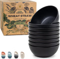 Grow Forward Premium Wheat Straw Bowls Set of 8 by GrowForward
