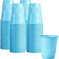 TashiBox 5 oz Disposable Plastic Cups, Sky Blue by TashiBox