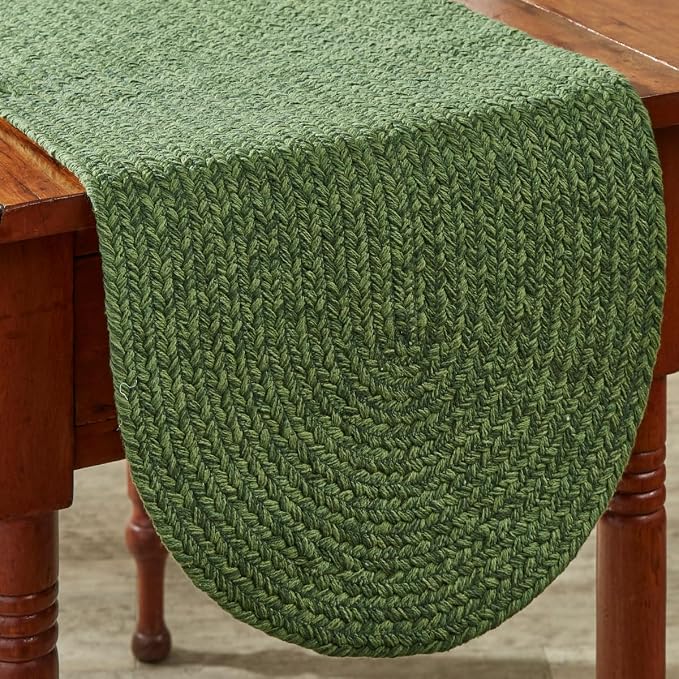 Park Designs Basil Spice Bin Table Runner 15" x 54", Braided | Cotton | Thickly - Image 2