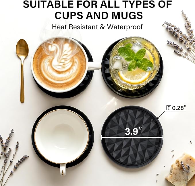 Silicone Drink Coasters Set of 4, Coaster - Image 3