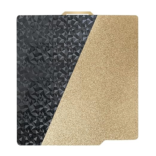 PEO+PEI Build Plate for Bambu Lab X1C/X1/P1P/P1S/P2S/A1, 257x257mm Double Sided PEO+PEI Spring Steel Bed Plate Flexible Textured Print Bed for Bambulab 3D Printers