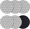 Minimalist Art Coasters Set of 6, Absorbent Coasters by Unknown