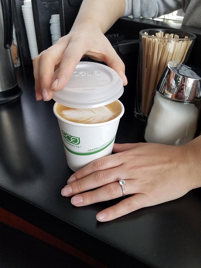 ECO PRODUCTS GreenStripe Disposable Paper Hot Cups, 12 oz - Image 10